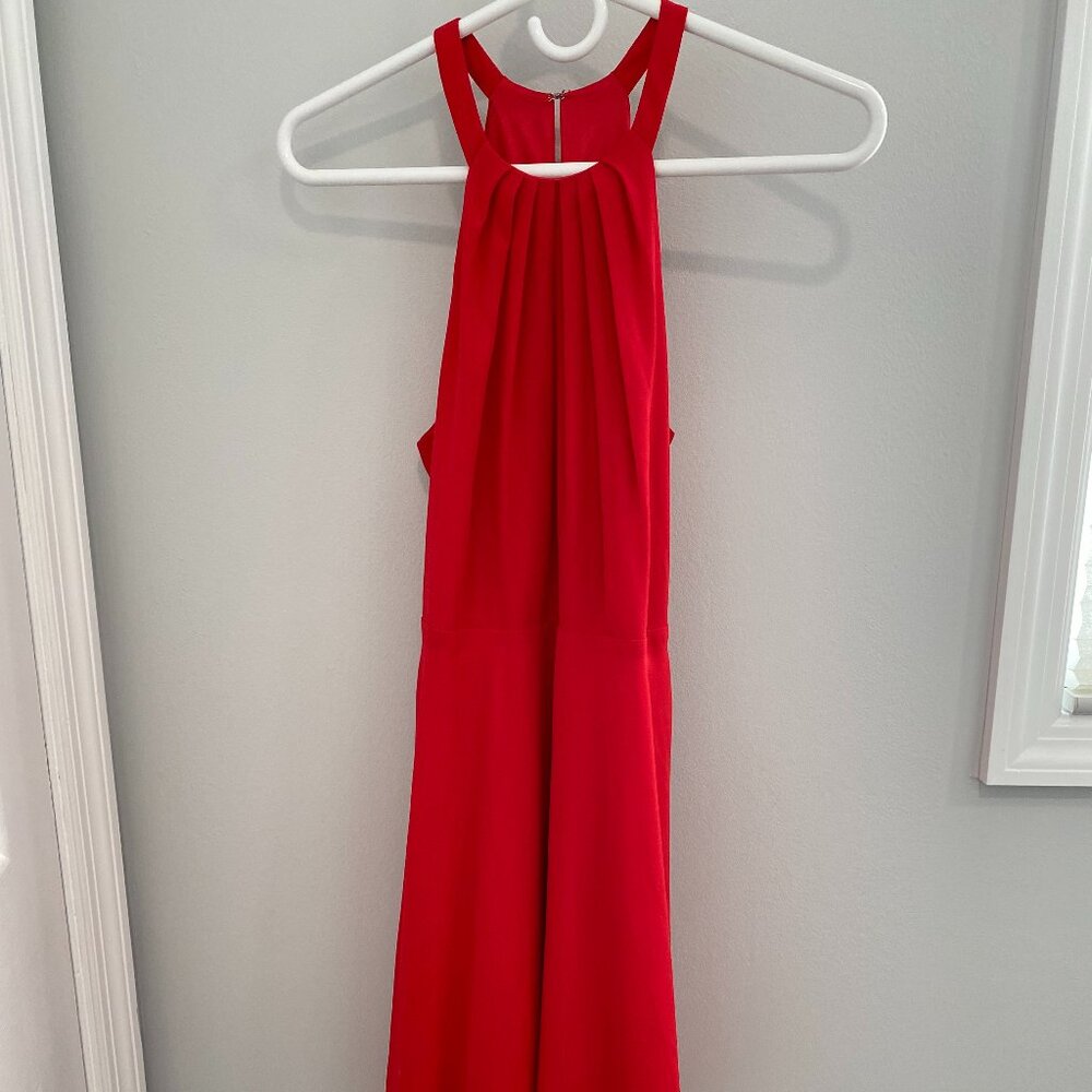 Express Red Halter Dress - Size 4